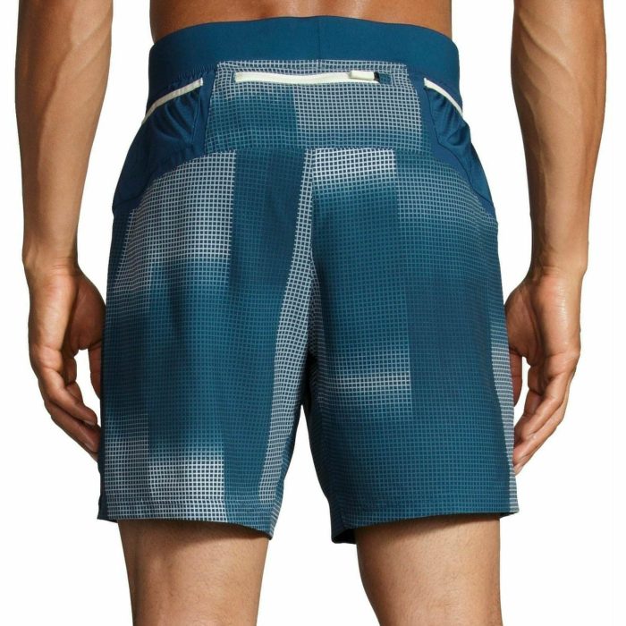 brooks sherpa 5 inch mens running shorts blue 30488636883152