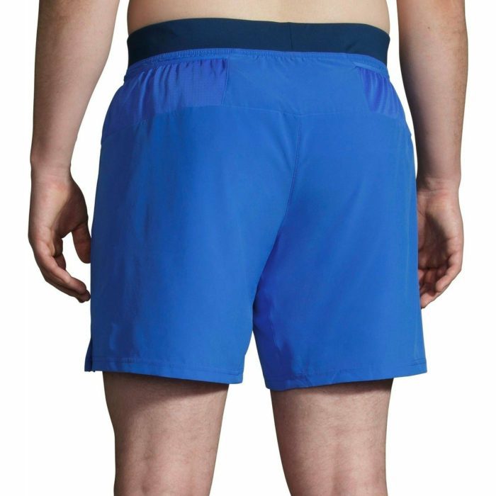 brooks sherpa 7 inch mens 2 in 1 running shorts blue 37319683145936