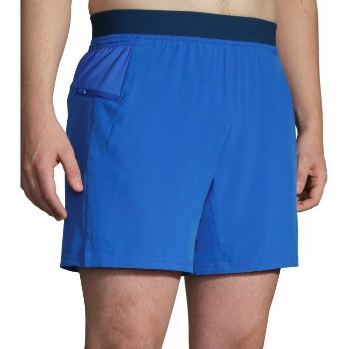 brooks sherpa 7 inch mens 2 in 1 running shorts blue 37319683178704