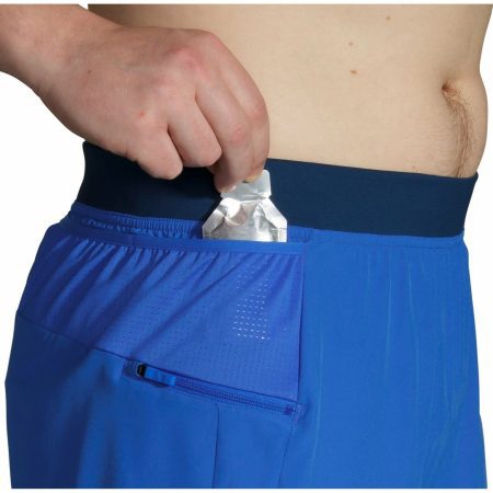 brooks sherpa 7 inch mens 2 in 1 running shorts blue 37319683309776