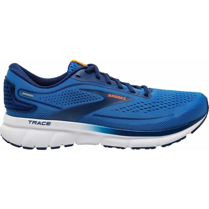 brooks trace 2 mens running shoes blue 37408087015632