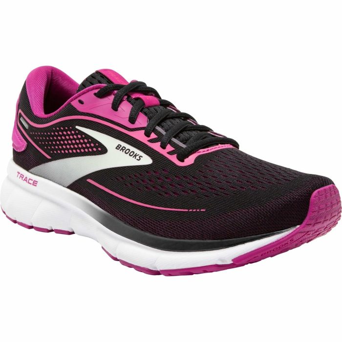 brooks trace 2 womens running shoes black 37407980617936