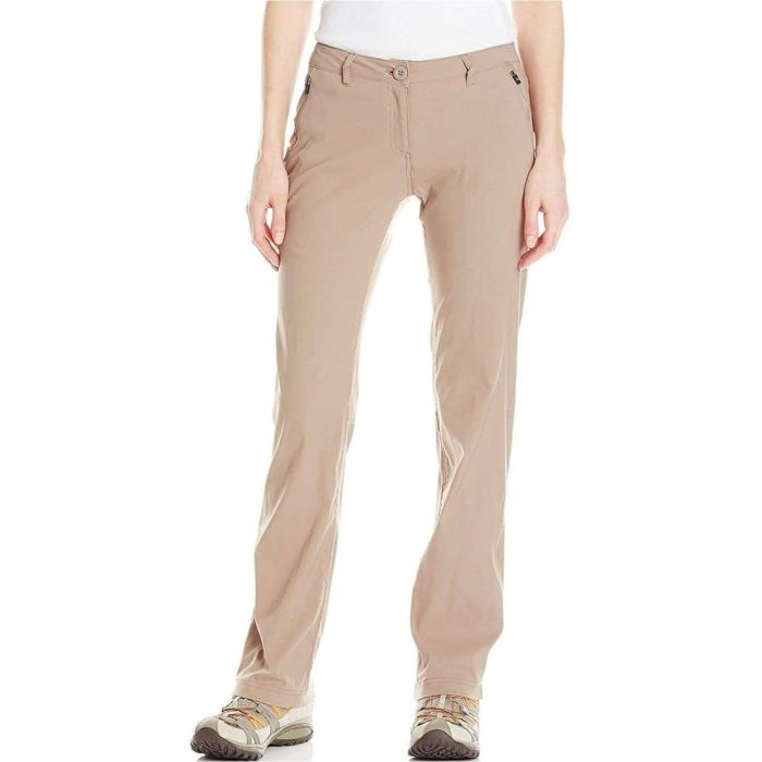 Craghoppers Kiwi Pro Stretch Long Womens Walking Trousers - Beige 5034004084556 - Start Fitness