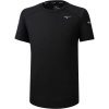 mizuno dryaeroflow short sleeve mens running top black 28826164035792