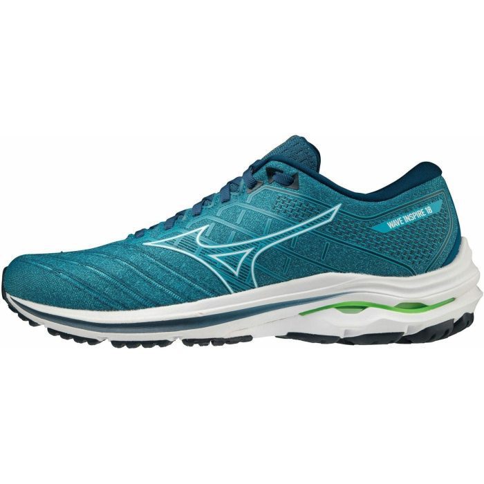 mizuno wave inspire 18 mens running shoes blue 37298991923408