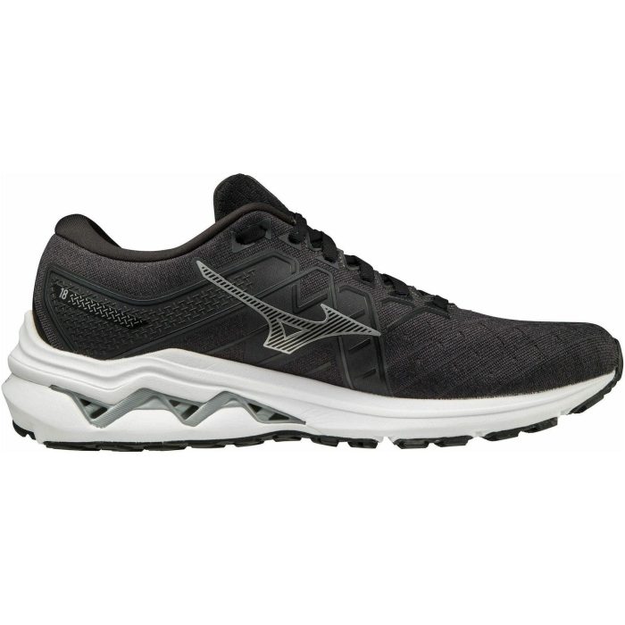 mizuno wave inspire 18 wide fit 2e mens running shoes black 30487465066704