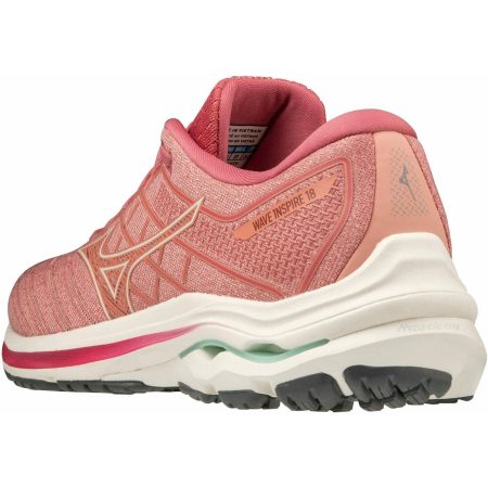 mizuno wave inspire 18 womens running shoes pink 30314761748688