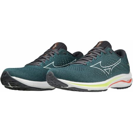 mizuno wave rider 25 mens running shoes blue 30314839900368