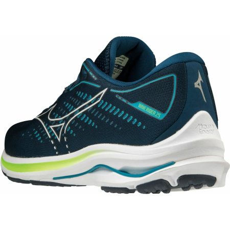 mizuno wave rider 25 mens running shoes blue 30314914185424