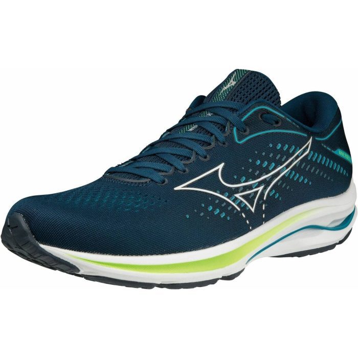 mizuno wave rider 25 mens running shoes blue 30314914283728