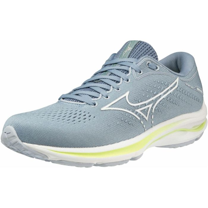 mizuno wave rider 25 womens running shoes blue 30432032162000