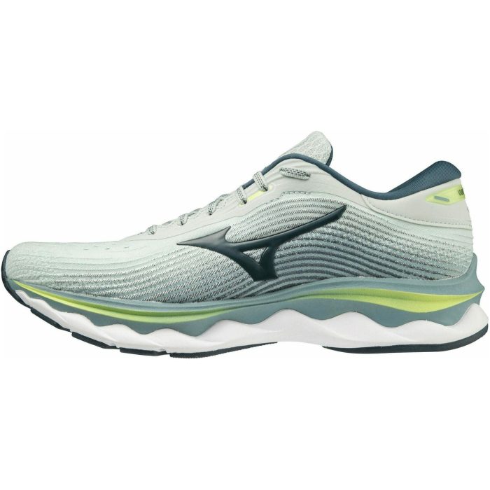 mizuno wave sky 5 mens running shoes green 37298791448784