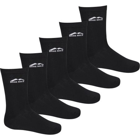 More Mile Stromstad Sport (5 Pack) Socks - Black 5055604343973 - Start Fitness