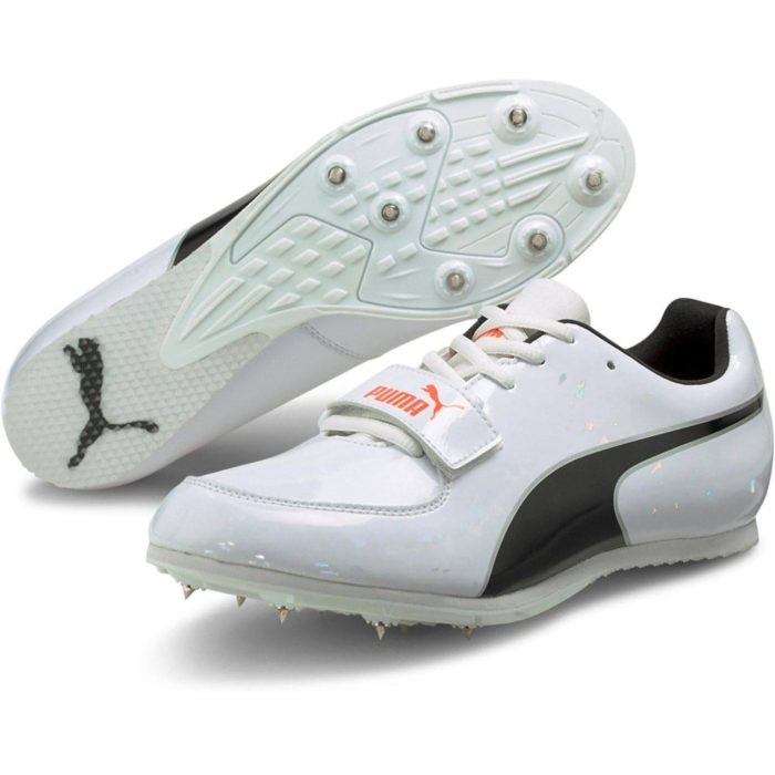 puma evospeed long jump 6 field event spikes white 29655878041808