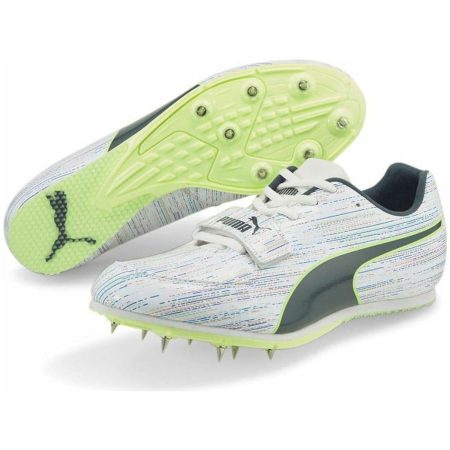 puma evospeed long jump 9 field event spikes white 37465317474512