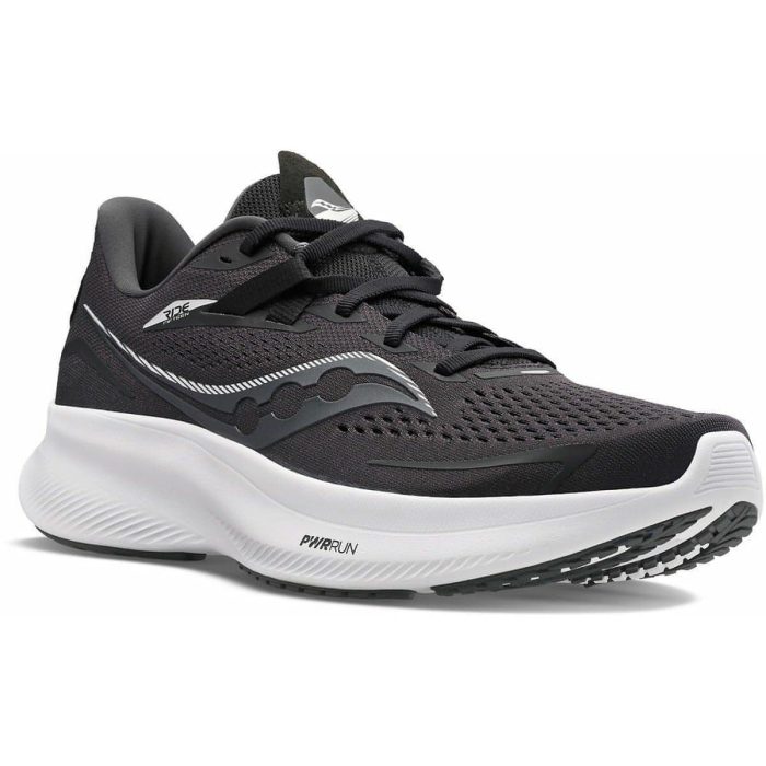 saucony ride 15 mens running shoes black 29733563105488