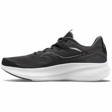 saucony ride 15 mens running shoes black 29733563302096