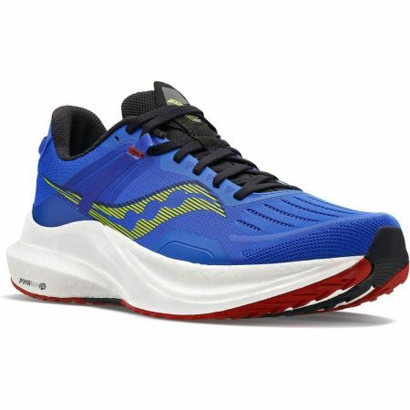 saucony tempus mens running shoes blue 29728133808336