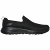 skechers gowalk max slip on mens walking shoes black 30201153061072