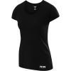 tca air scoop neck short sleeve womens training top black 28812070781136