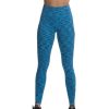 tca spaceknit premium womens long running tights blue 28811622547664