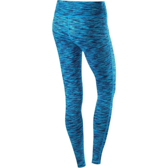 tca spaceknit premium womens long running tights blue 29501633954000