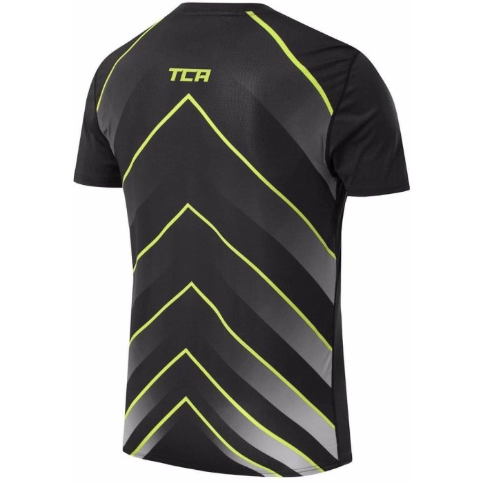 tca speedmesh short sleeve mens running top black 28812149129424