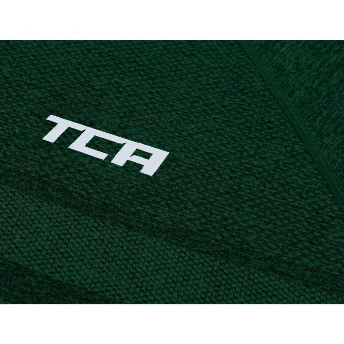 tca superknit engineered short sleeve mens running top green 28811677827280