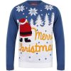 tokyo laundry xmas snow mens christmas jumper blue 28830277271760