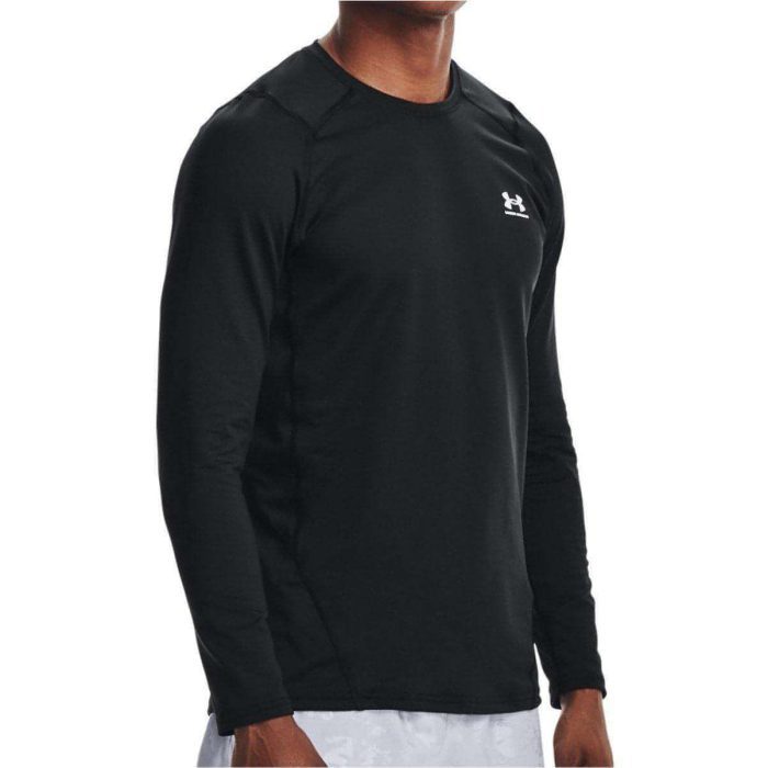 under armour coldgear fitted long sleeve mens training top black 28557673726160