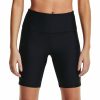 under armour heatgear shine womens running bike short tights black 30034011717840