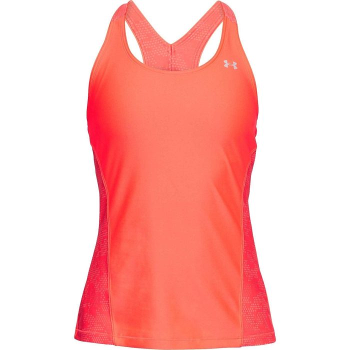 under armour heatgear womens running vest tank top pink 29497812648144