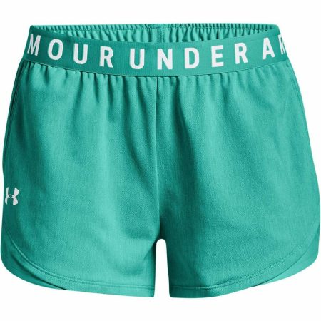 under armour play up 3 0 twist womens training shorts green 30123570135248