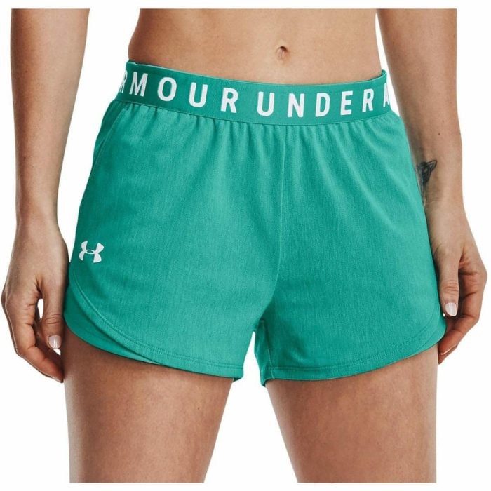 under armour play up 3 0 twist womens training shorts green 30123570168016