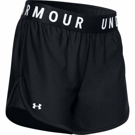 under armour play up 5 inch womens training shorts black 30393339969744