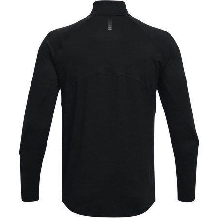 under armour qualifier run 2 0 half zip long sleeve mens running top black 29679978447056