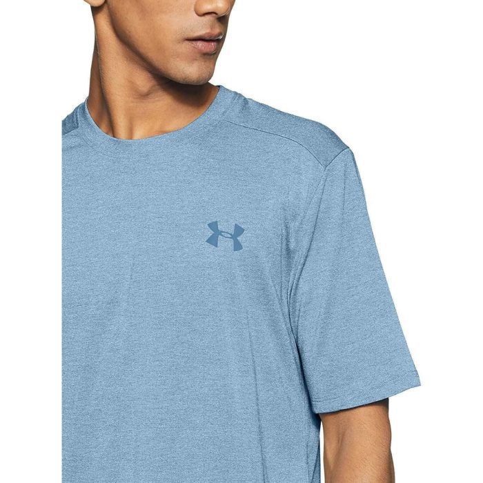 under armour siro short sleeve mens training top blue 29686926246096