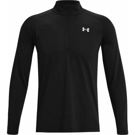 under armour streaker half zip long sleeve mens running top black 37447003373776