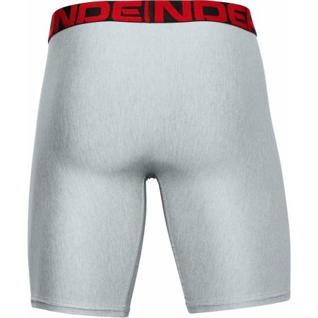 under armour tech 9 inch 2 pack mens boxer jock grey 37439229886672