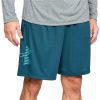 under armour tech graphic mens training shorts green 28507381203152