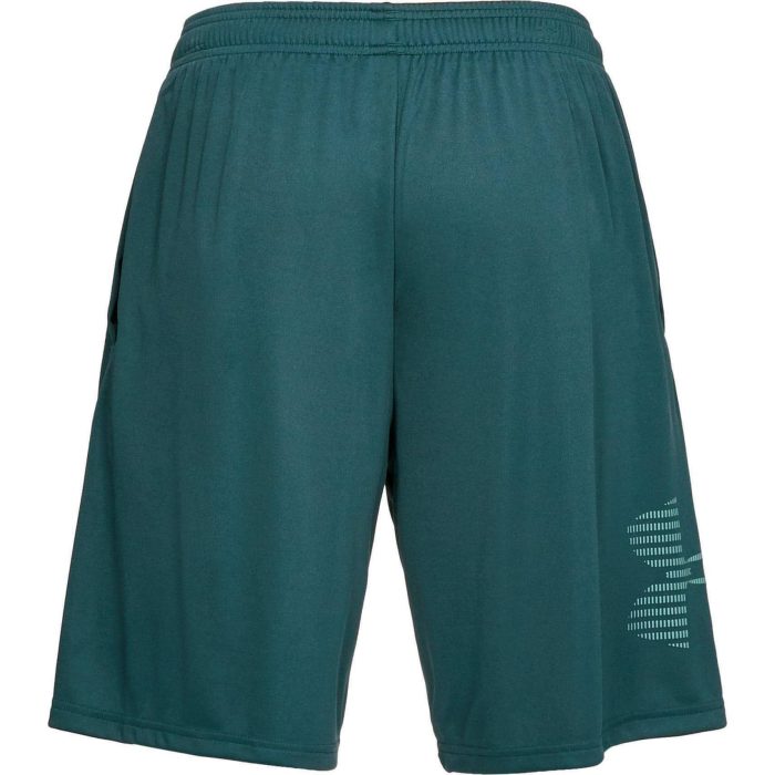 under armour tech graphic mens training shorts green 28507381235920