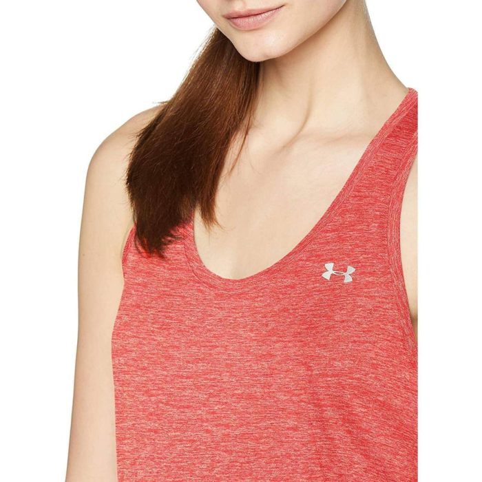 under armour tech twist womens training vest tank top red 28827784315088